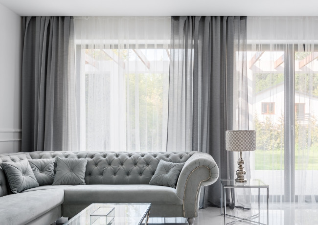 Sheer Blackout Curtains 1