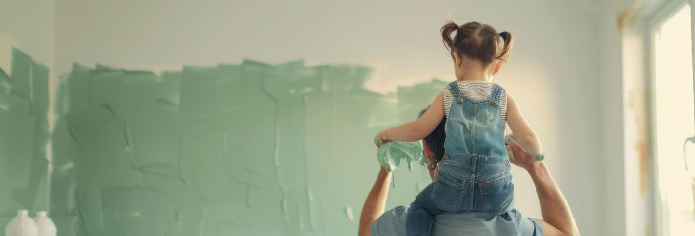 Wall Painters Dubai House Painting With Baby 